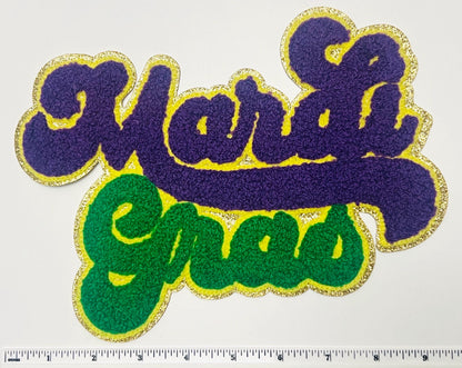 Mardi Gras - Chenille 9.5"
