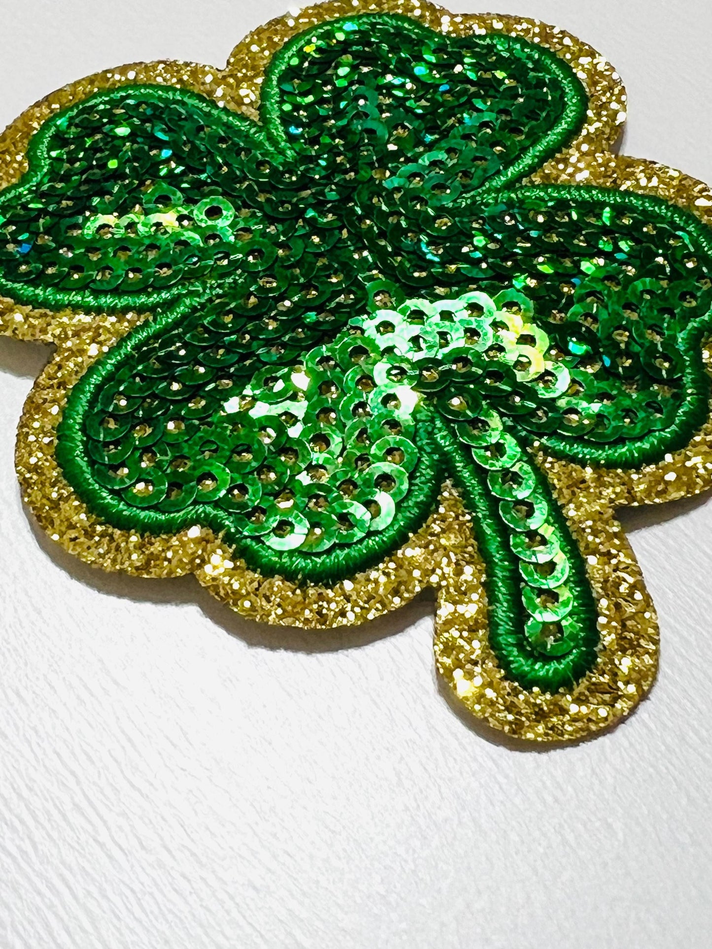 St. Patrick’s Day Sequins Patches - DIY Iron on patch