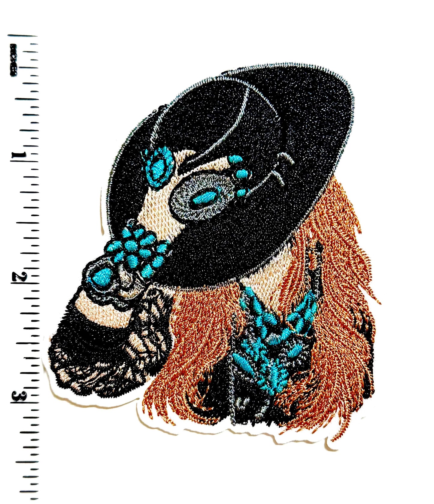 Cowgirls - Embroidered Iron on patches 3.25”