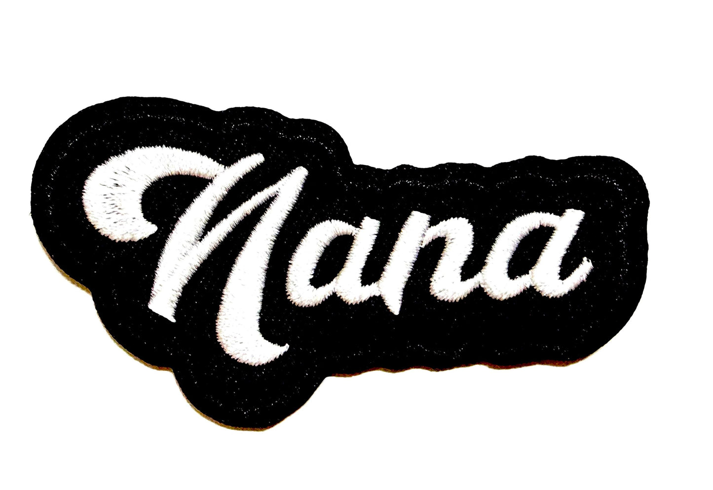 Gigi, Mimi or Nana patch 3.25” - Embroidered Iron on patch
