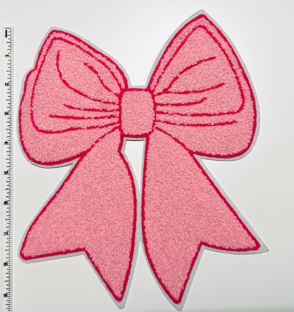 Bows - Sequins/Chenille Iron on patches