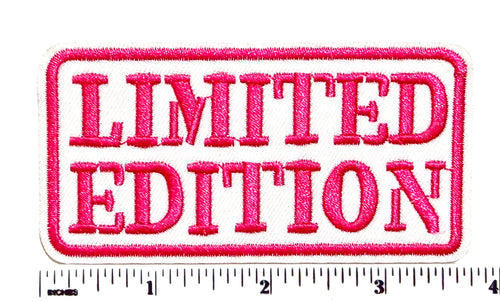 Limited Edition patches - Embroidered Iron on patches 3.5”