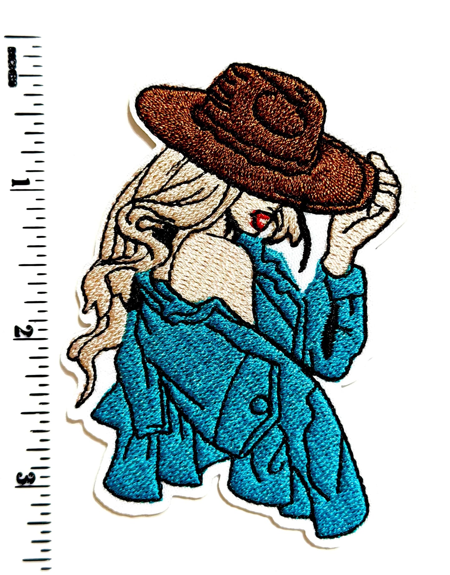 Cowgirls - Embroidered Iron on patches 3.25”