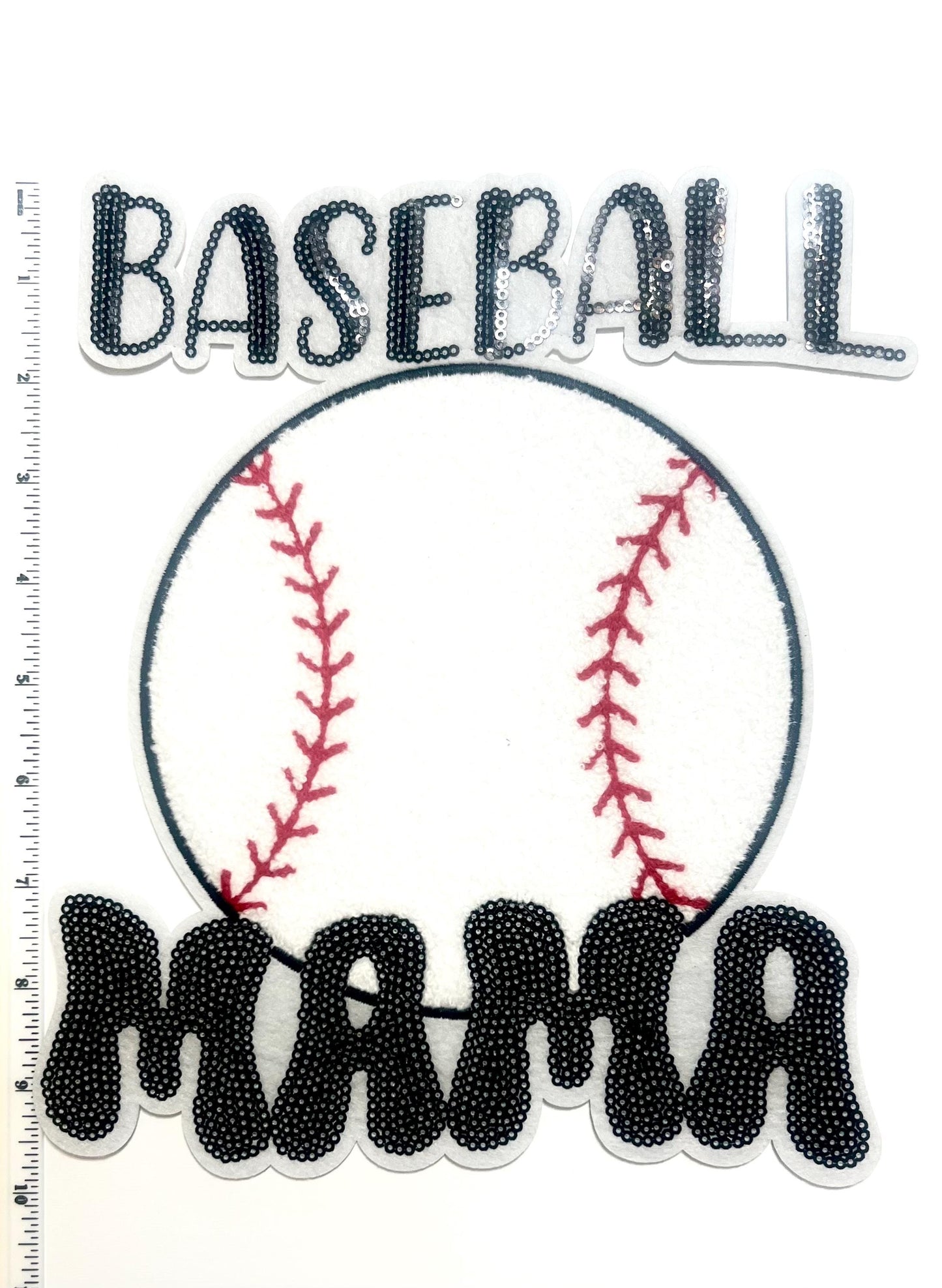 Baseball Mama - 10” Sequined