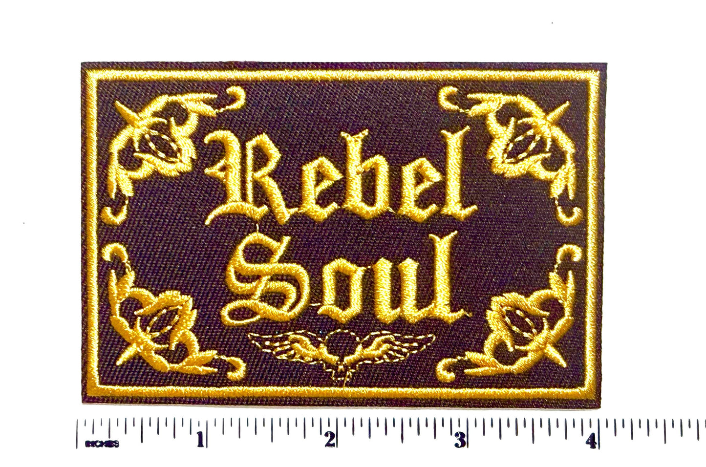 Rebel Soul patch - Embroidered DIY Iron on patch