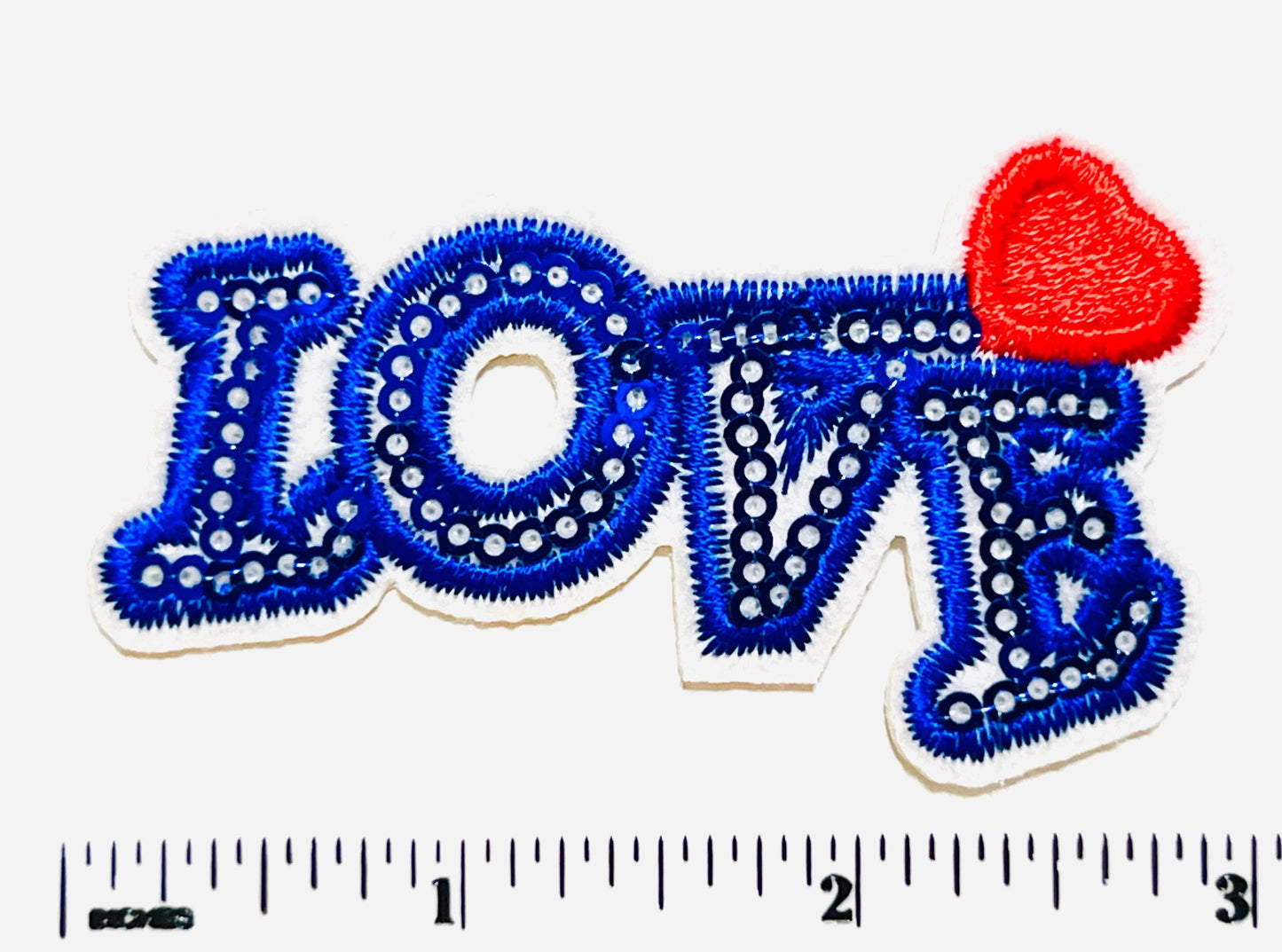 Love Sequins - Embroidered & sequins Iron on patch