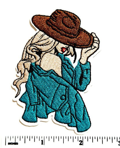 Cowgirls - Embroidered Iron on patches 3.25”