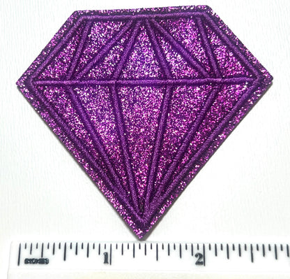 Glitter Diamond - Iron on patches