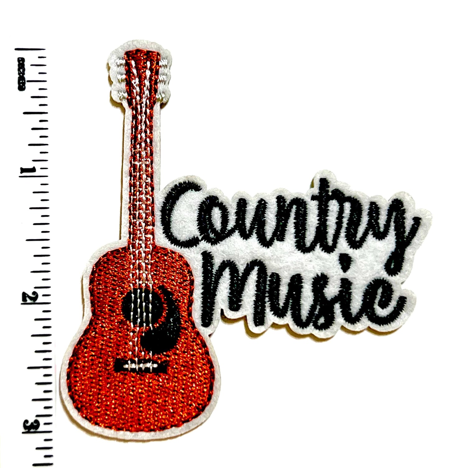 Country Music - Embroidered Iron on patches