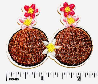 Summer patches  - Embroidered DIY Iron on patches