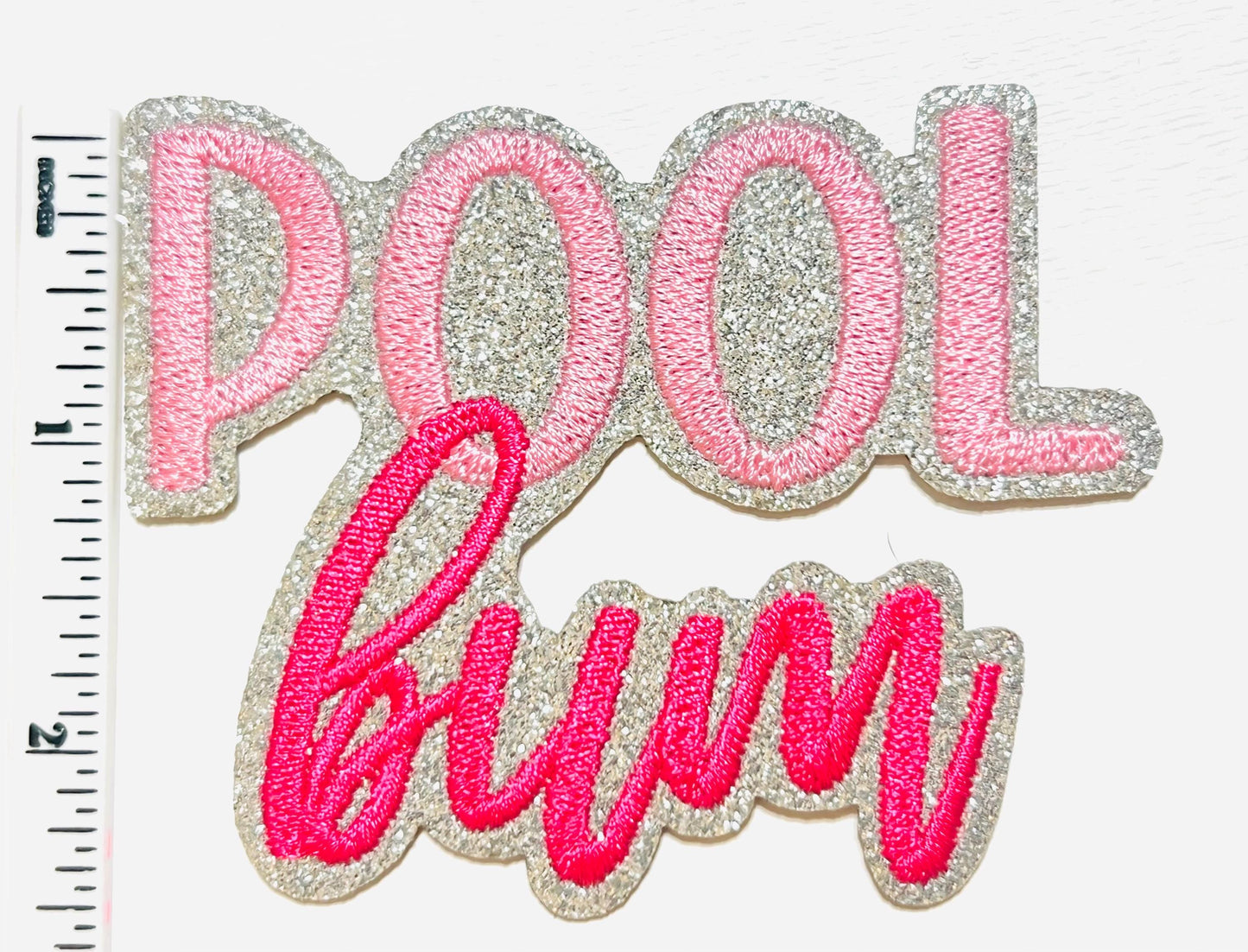 Pool Bum with silver glitter 3.25”