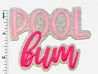 Pool Bum with silver glitter 3.25”