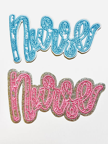 Nurse Patches - Embroidered Iron on patches