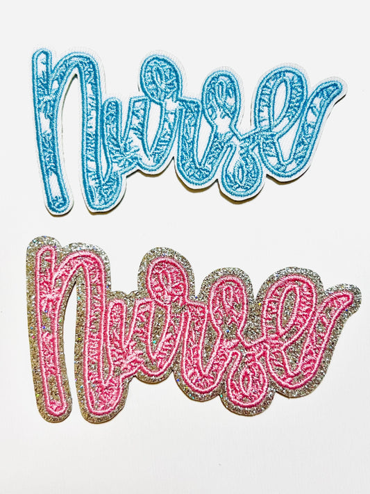 Nurse Patches - Embroidered Iron on patches
