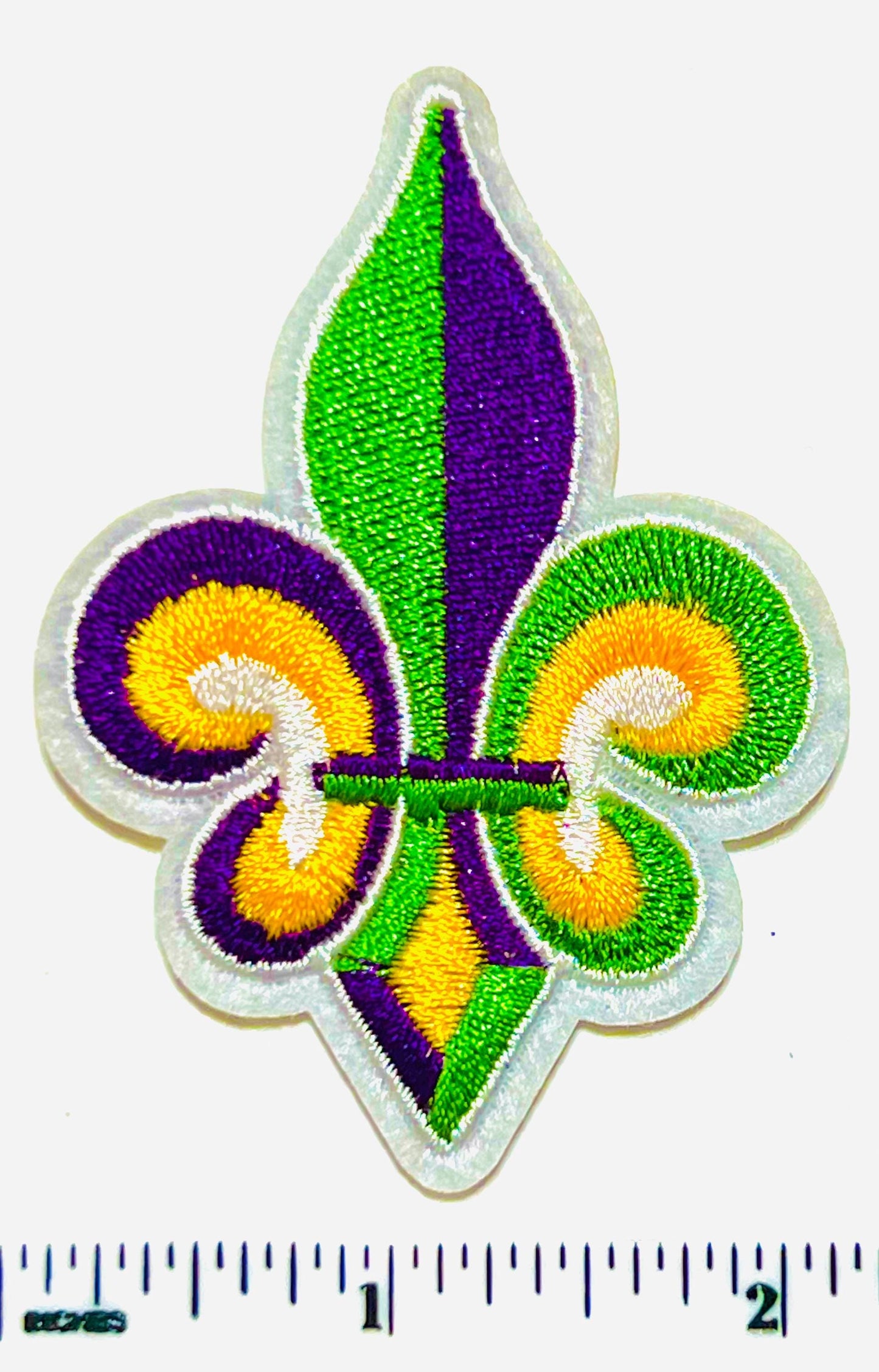 Mardi Gras patches - DIY Embroidered Iron on patch