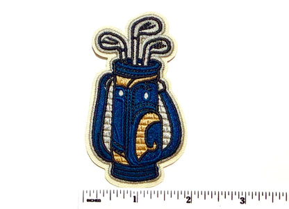 Golf Clubs patch - Embroidered Iron on patch 3”