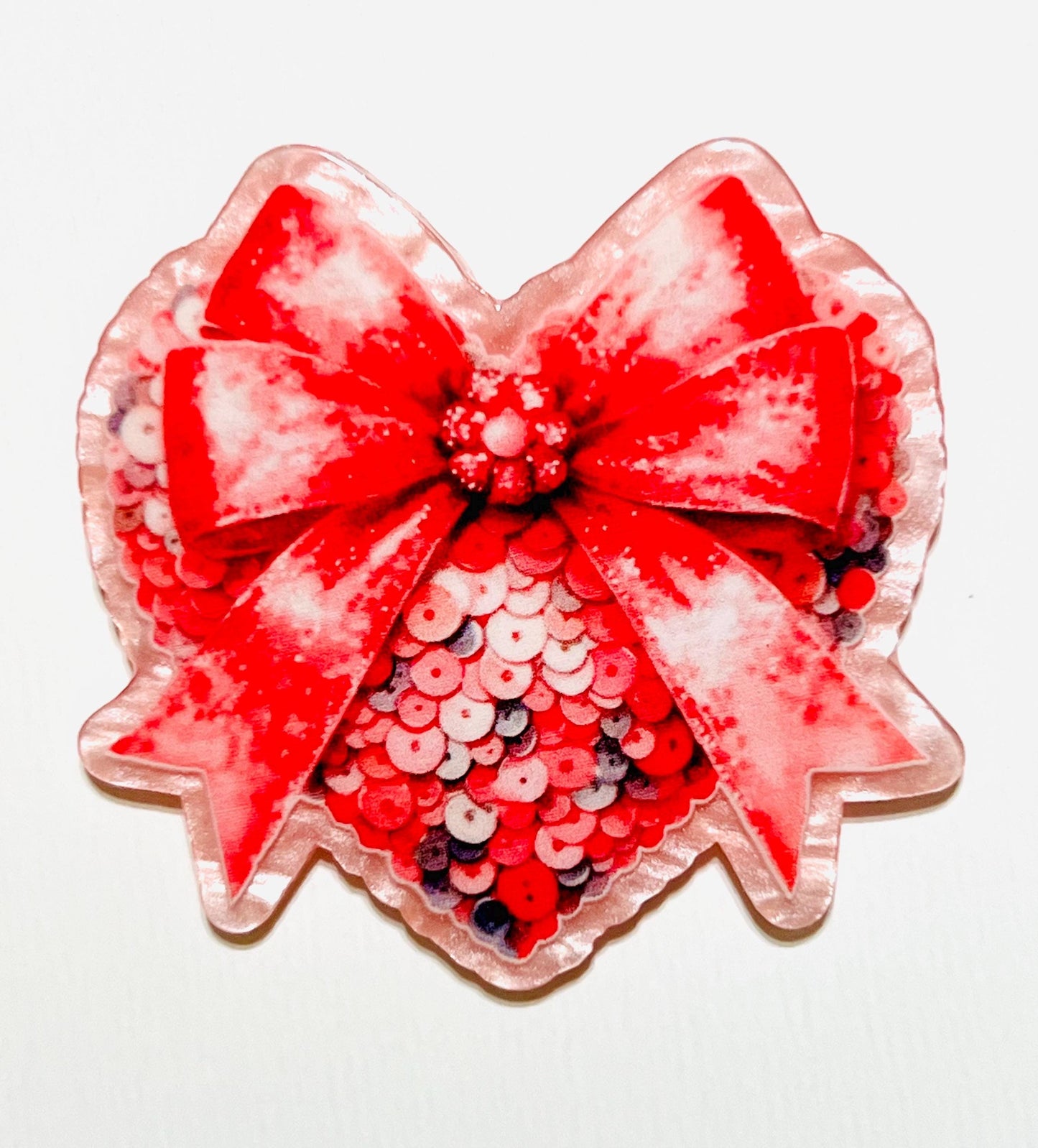 Heart acrylics - set of 3 flatback acrylics