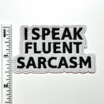 Sarcastic Embroidered Iron On Patches: 'Don't Stop Get, etc…”