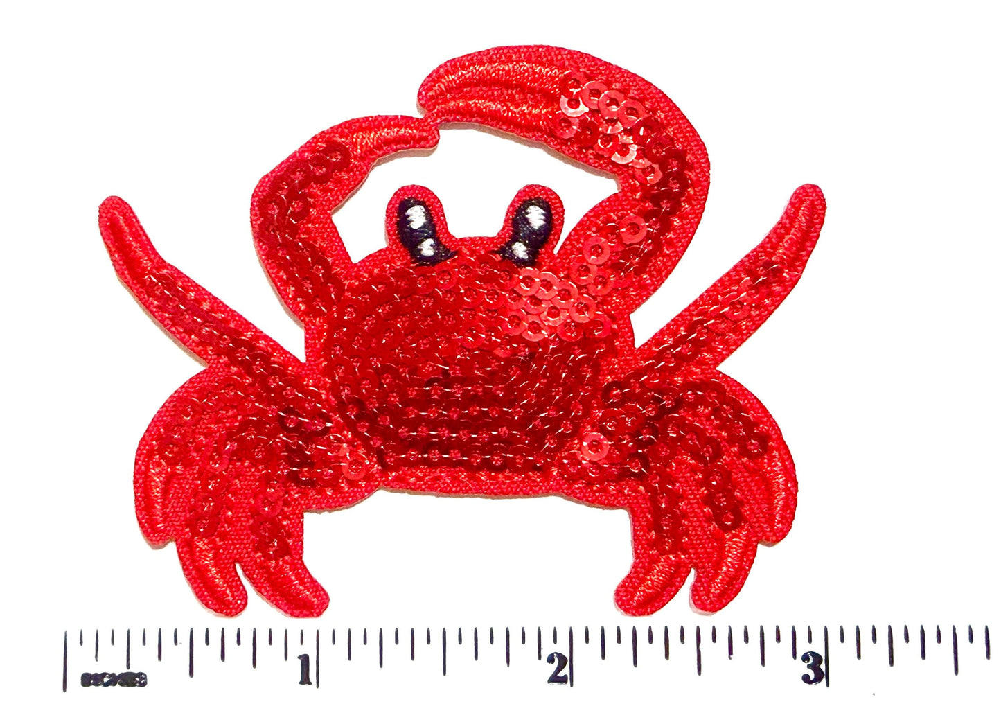 Crab sequined patch – Sequins diy Iron-On Applique
