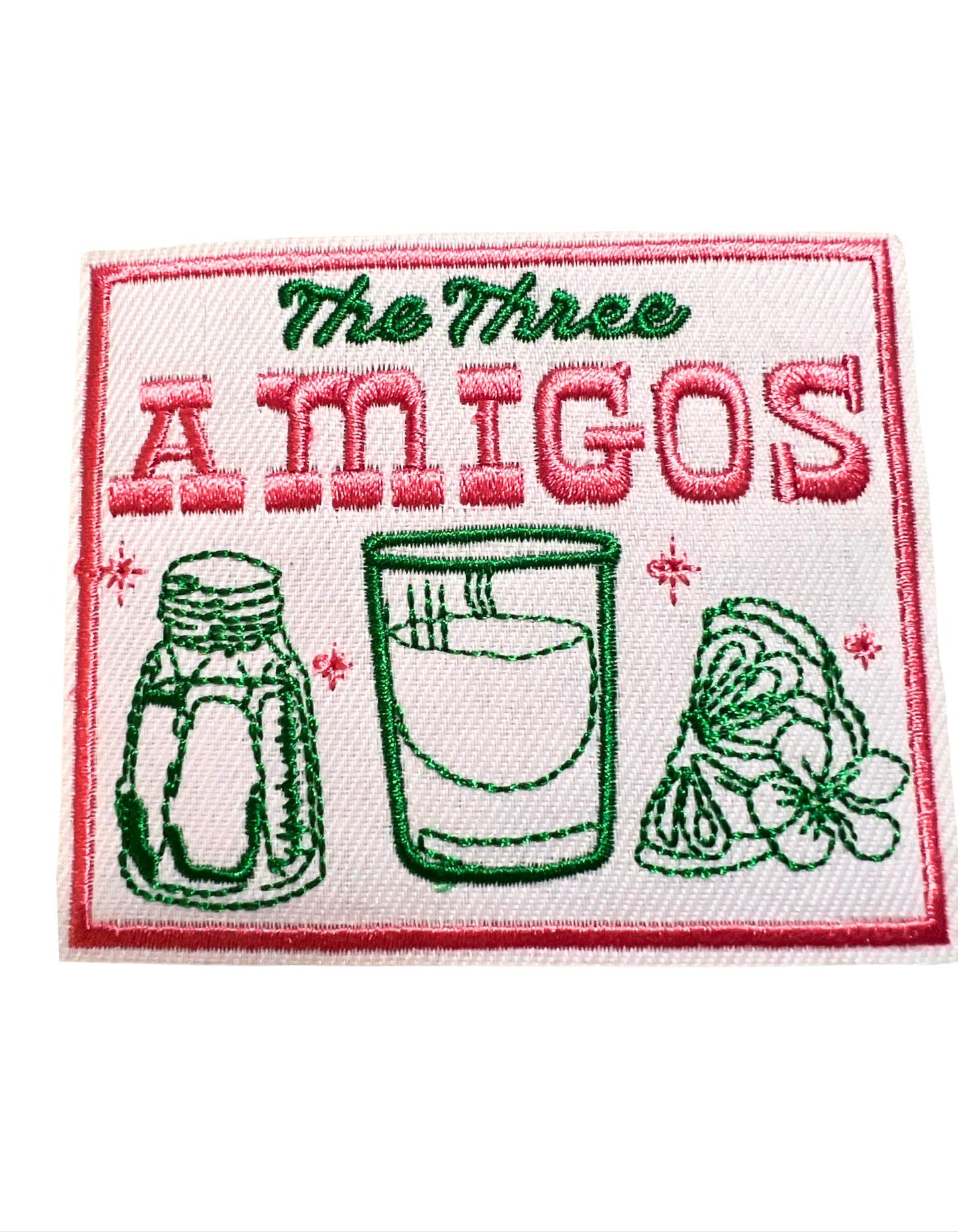The Three Amigos - Embroidered Iron on Patch