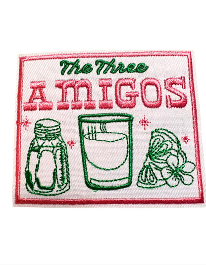 The Three Amigos - Embroidered Iron on Patch