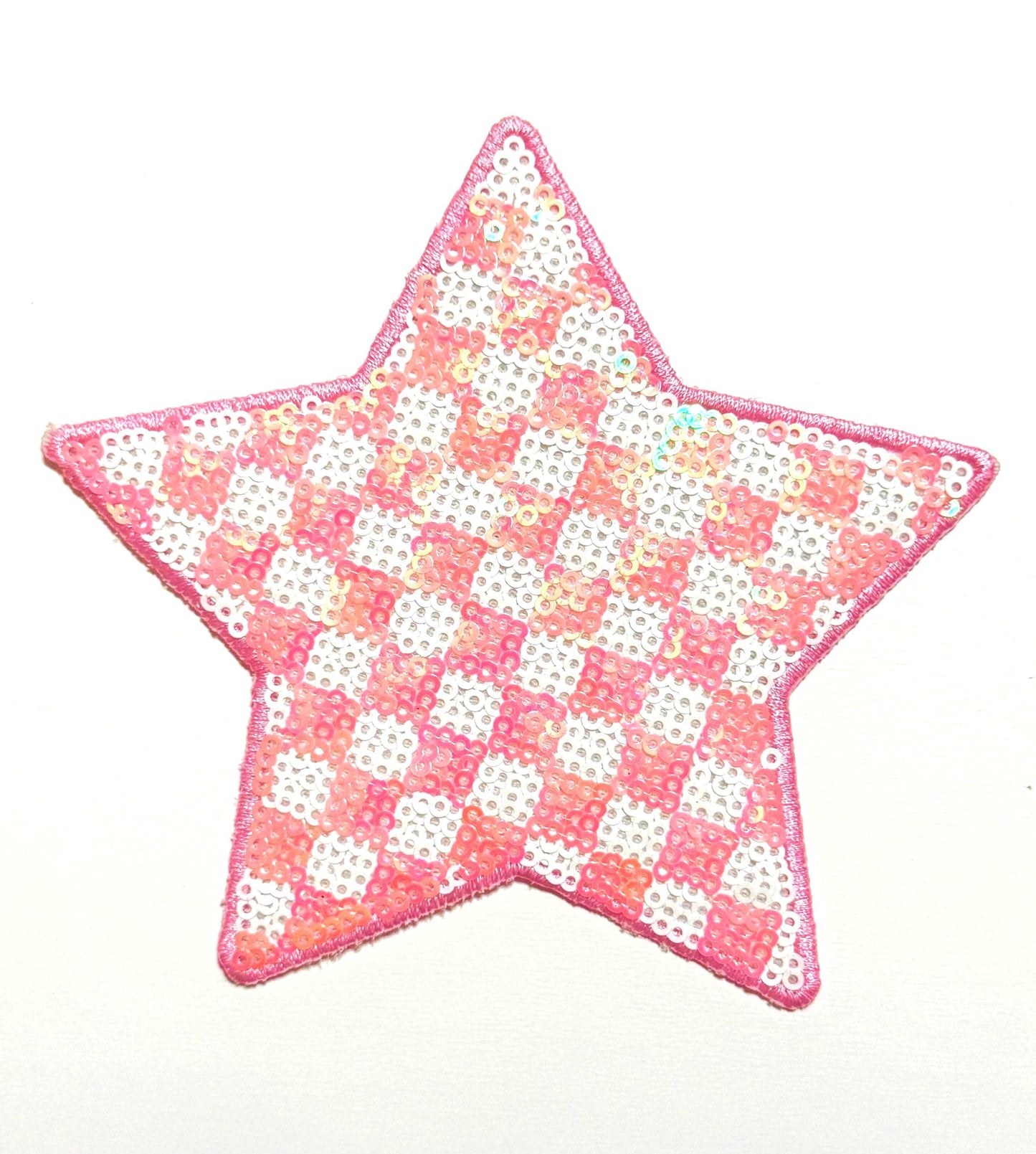 Checkered Stars 5” Sequins