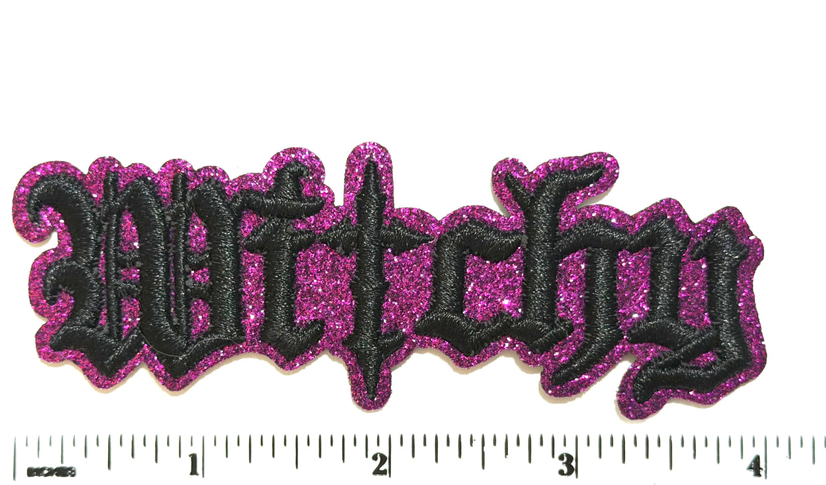 Halloween Witchy patch - Embroidered Iron on patch 4”