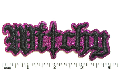 Halloween Witchy patch - Embroidered Iron on patch 4”