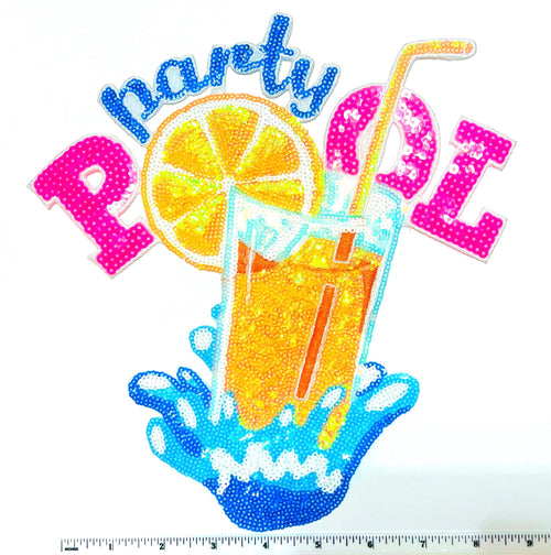Pool Party - Sequins Iron on patch