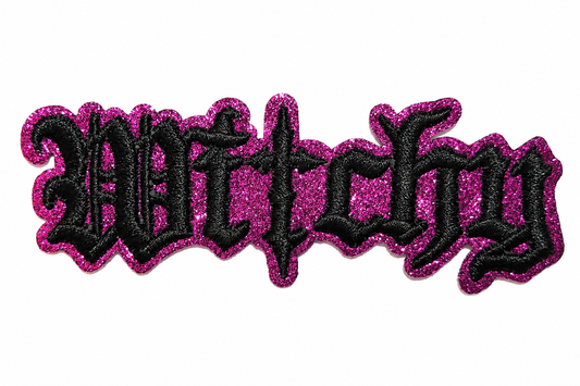 Halloween Witchy patch - Embroidered Iron on patch 4”