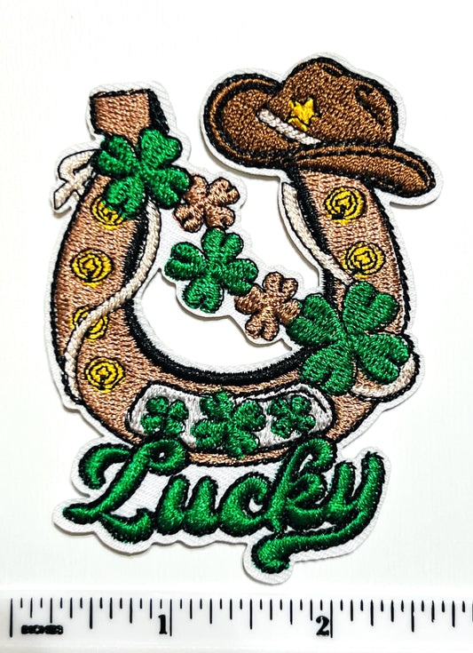 St. Patrick’s day Lucky Horseshoe 3”