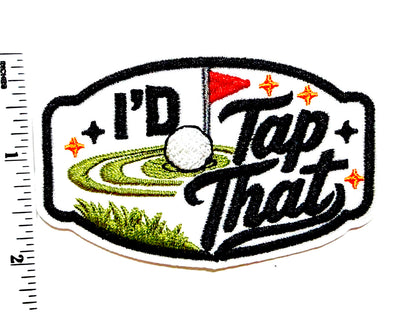 I’d tap that Golf patch - Embroidered Iron On Patch 3.25”