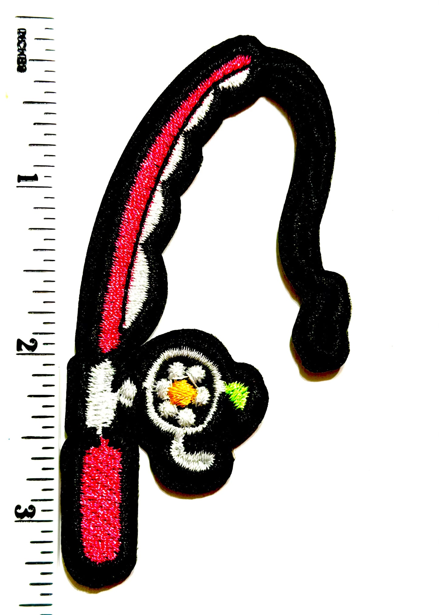 Fishing Gear neon patches - Embroidered Iron On Patches 3”