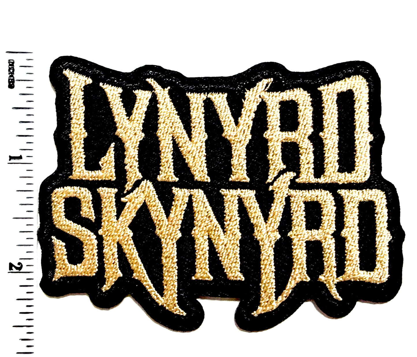 Lynyrd Skynyrd patch - Embroidered Iron On patch 3.25”