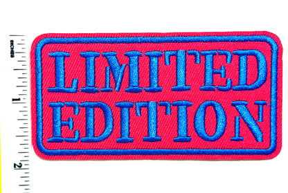 Limited Edition patches - Embroidered Iron on patches 3.5”