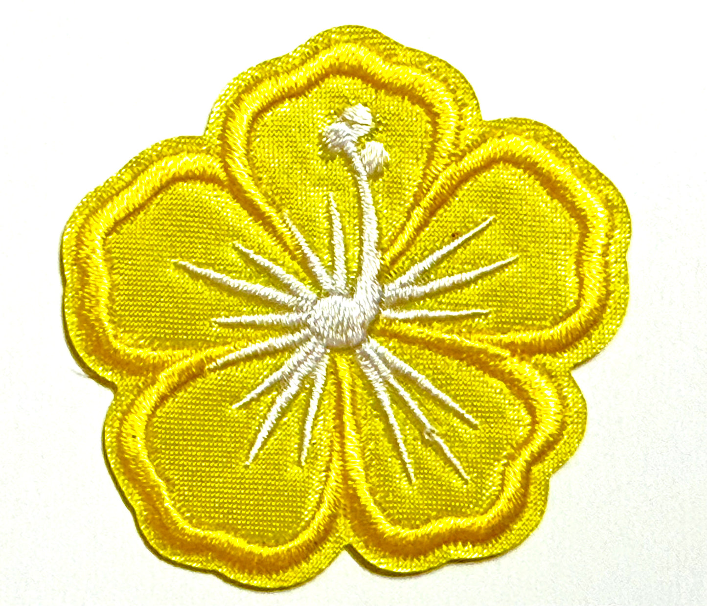 Hibiscus Flowers - Embroidered Iron On Patches 2”
