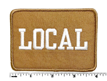 Local patch Embroidered DIY Patch - Iron-On Applique