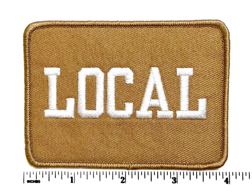 Local patch Embroidered DIY Patch - Iron-On Applique