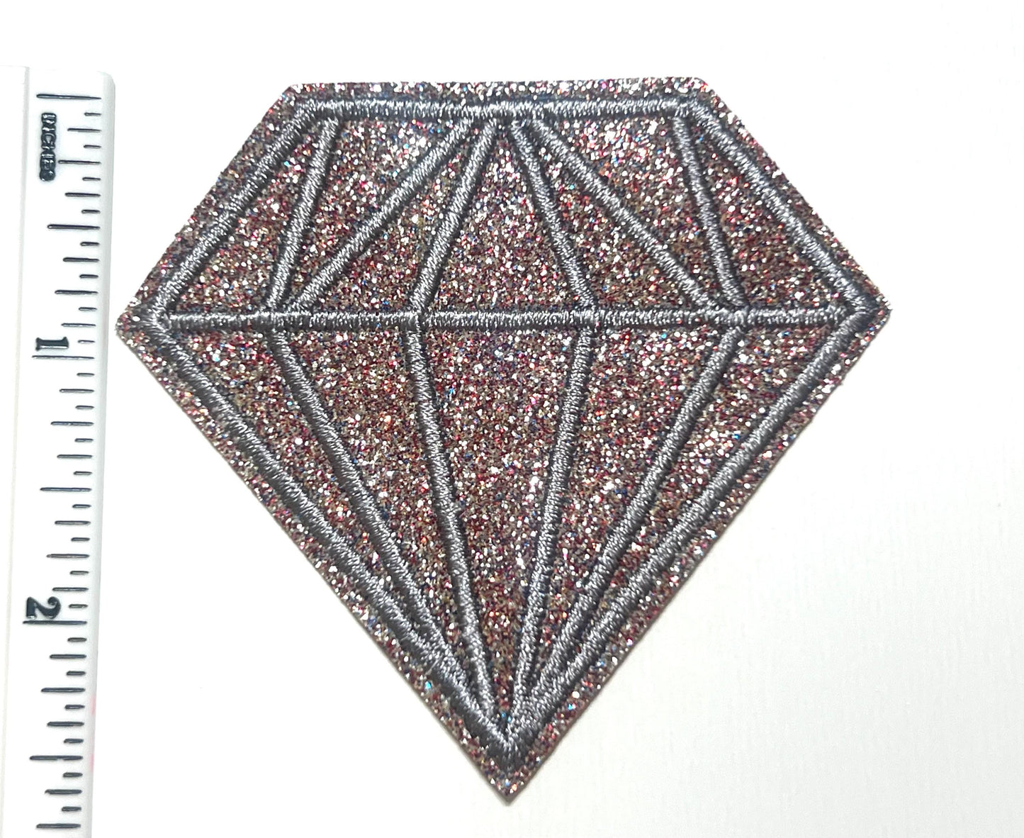 Glitter Diamond - Iron on patches