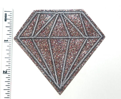 Glitter Diamond - Iron on patches