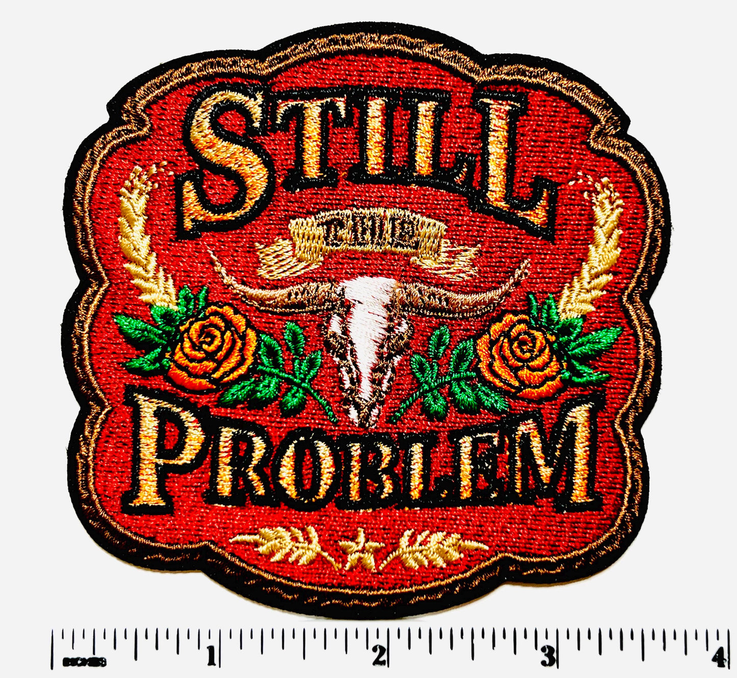 Still the Problem patch - Embroidered DIY iron on patch
