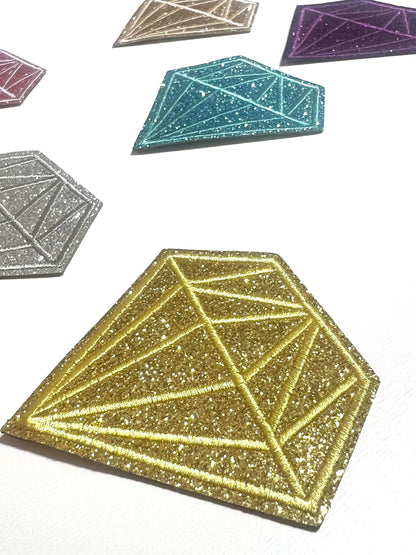 Glitter Diamond - Iron on patches