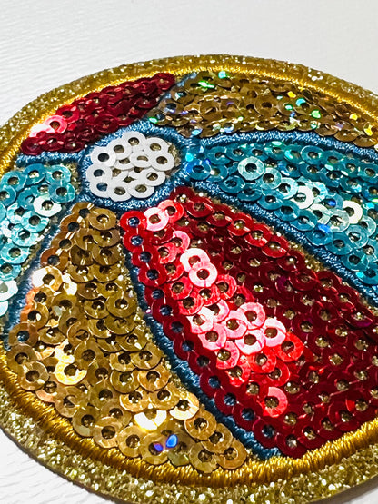 Beach ball - Sequins Iron on patch