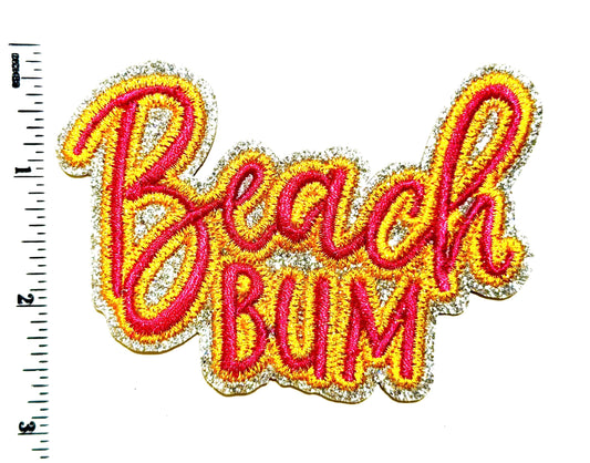 Beach Bum with silver glitter 3.75”