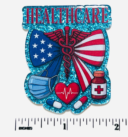Healthcare - Set of 3 flatback acrylics