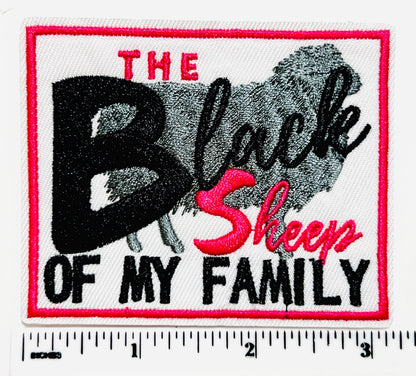 Black sheep of my family patch 3”