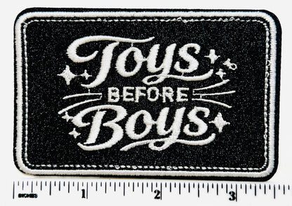 Toys before boys 3”