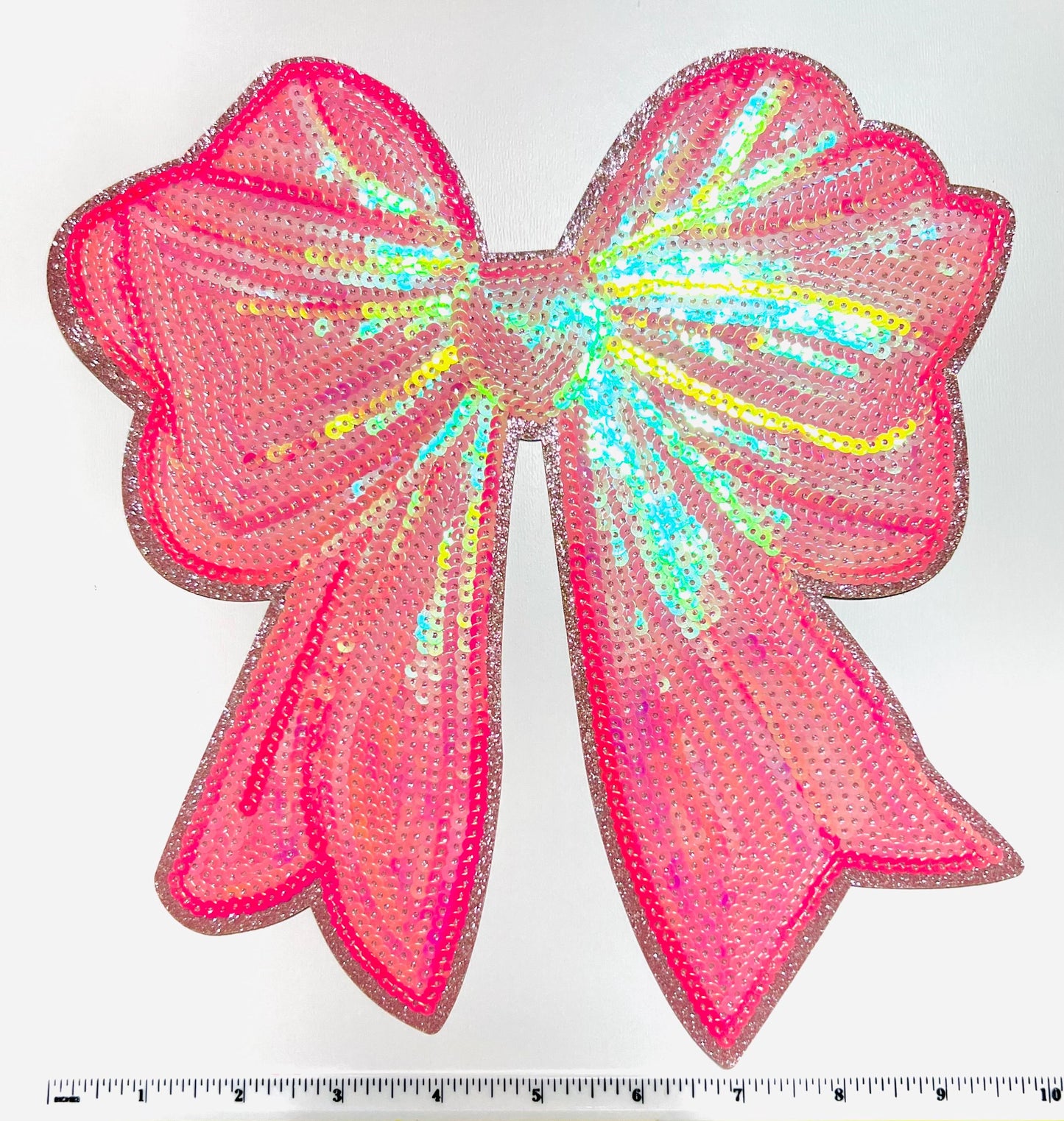 Bows - Sequins/Chenille Iron on patches