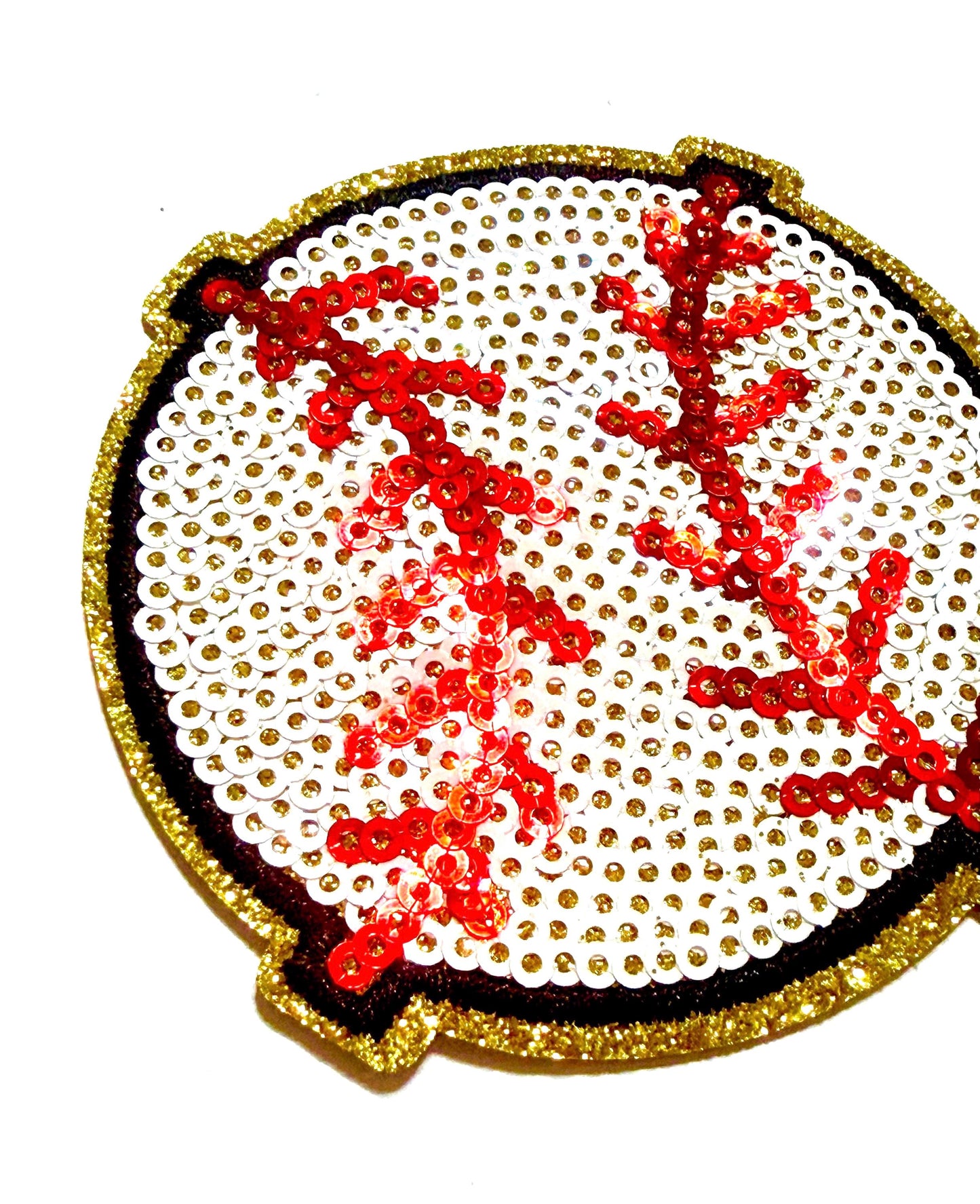 Sequin Babeball Patch - Sequins DIY Iron on patch