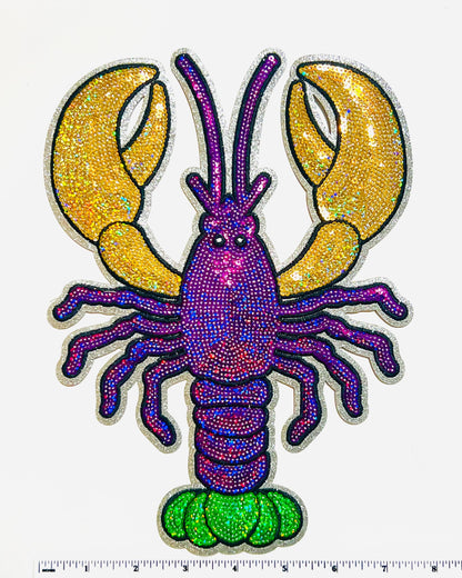 Mardi Gras Crawfish T-Shirt – Sequin Patch Unisex